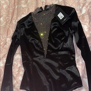 Dazzle the night rhinestone bodysuit